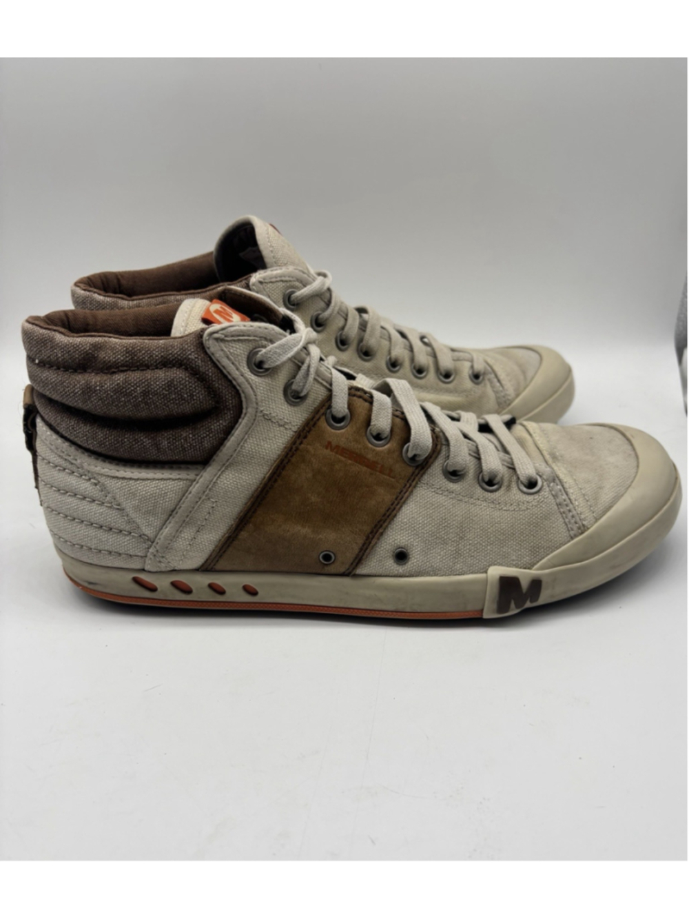 Merrell Rant Mid Natural J38899 Men’s Size 9 Canvas Leather High Top